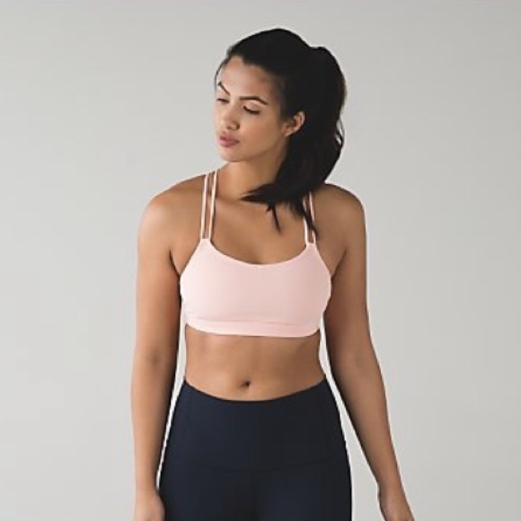 Lululemon Make a Move Strappy Bra Minty Pink EUC - Picture 2 of 6